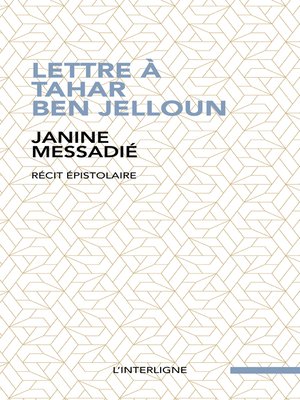 cover image of Lettre à Tahar Ben Jelloun